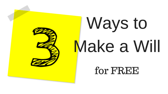 3 ways to make a Will for free
